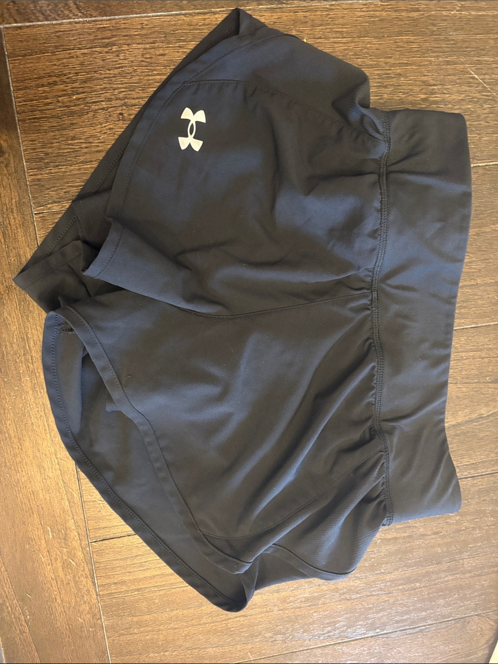 Under Armour Black Athletic Shorts with Logo